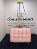 Bottega veneta peach padded casset bag