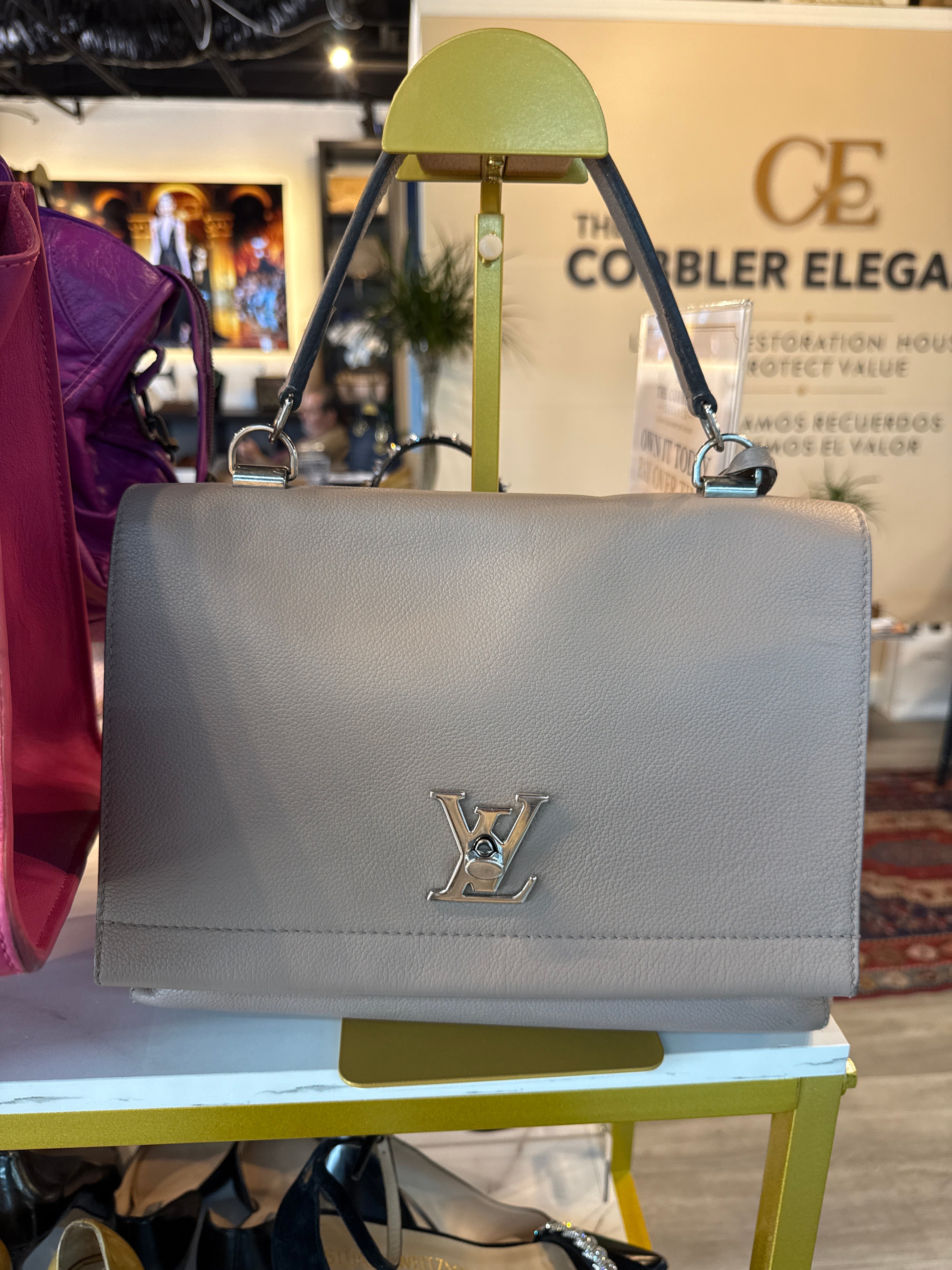 LV Taurillon Leather Lockme II
