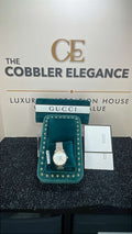 Gucci Timeless Gold Dial Stainless Bracelet Watch New $2,250